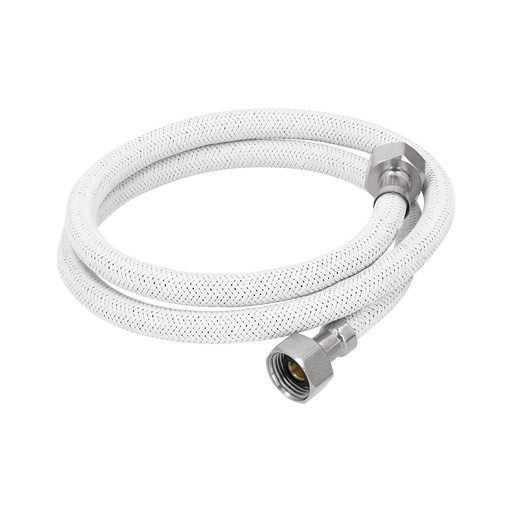 [T45316] Manguera lavabo/fregadero, vinilo blanco, 1/2'x1/2', 100 cm - Pag 513