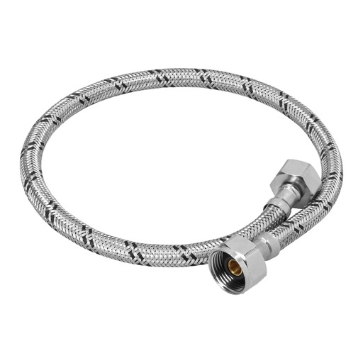 [T49528] Manguera para WC, acero inox, 1/2' x 7/8', 60 cm, Foset - Pag 511