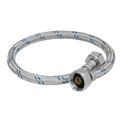 [T49126] Manguera para WC, aluminio, 50 cm, 1/2' x 7/8', Foset - Pag 677