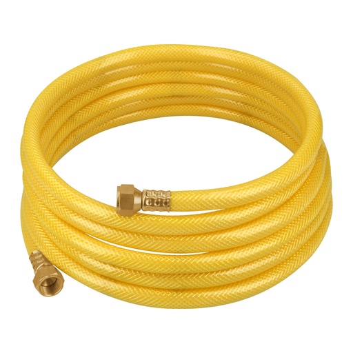 [T45013] Manguera para gas 3/8' flexible amarilla de 4 m, c/conexión - Pag 515
