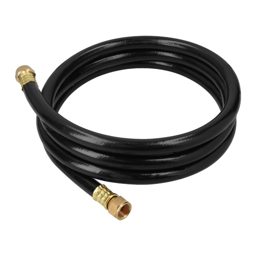 [T40076] Manguera para gas 3/8' flexible negra de 2 m, con conexión - Pag 681