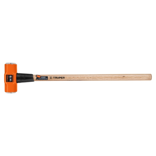 [T16514] Marro octagonal 14 lb, mango de madera 36', Truper - Pag 281