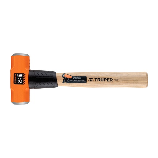 [T17045] Marro octagonal 2.5 lb, mango de madera 12', Truper - Pag 281