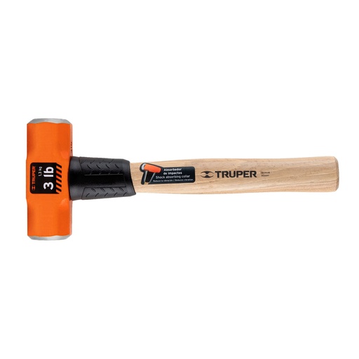 [T16507] Marro octagonal 3 lb, mango de madera 12', Truper - Pag 281