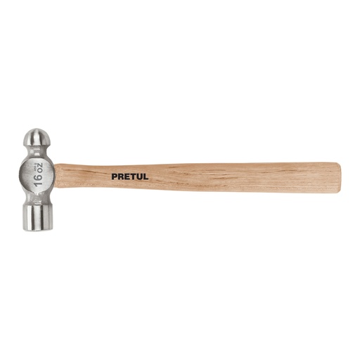 [T22658] Martillo pulido de bola 16 oz mango madera, Pretul - Pag 283