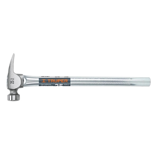 [T10946] Martillo tubular 25 oz uña California Ripper, cara fresada