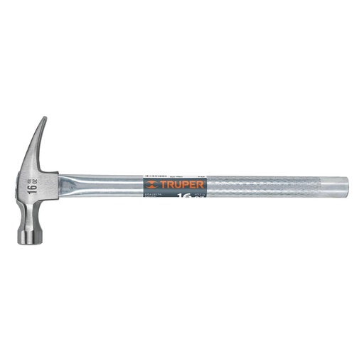 [T16702] Martillo tubular pulido 16 oz uña recta, Truper - Pag 365