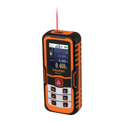 [T100374] Medidor láser de distancia de 0.05 mm a 100 m, Truper - Pag 164