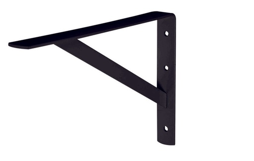 [A104751] Mensula Reforzada Color Negro 8""x12""