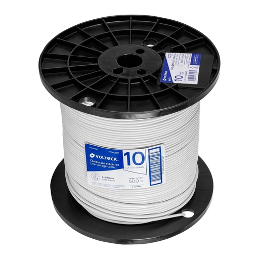 [T40114] Metro de cable THHW-LS 10 AWG blanco en carrete de 500 m - Pag 548