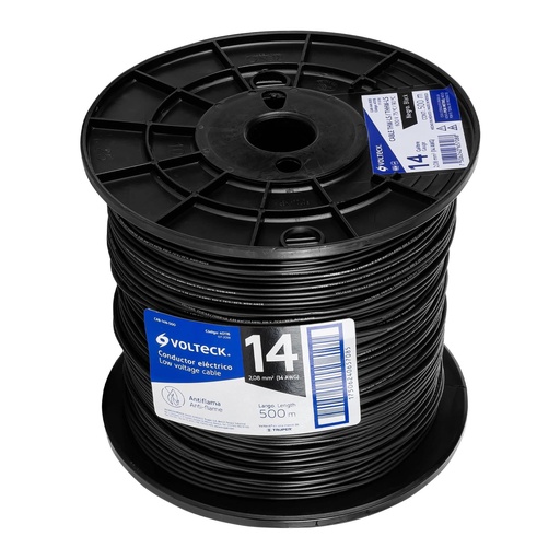 [T40116] Metro de cable THHW-LS 14 AWG negro en carrete de 500 m - Pag 548