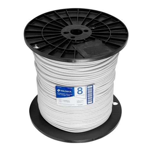 [T40115] Metro de cable THHW-LS 8 AWG blanco en carrete de 500 m - Pag 548