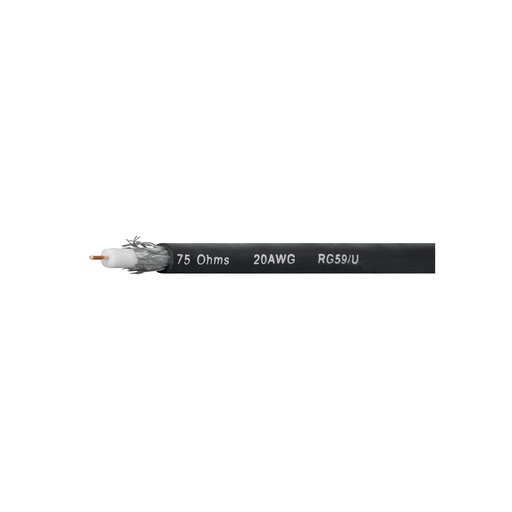 [T48473] Metro de cable coaxial RG59 en rollo de 100 m, Volteck - Pag 390