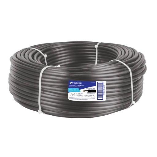 [T40004] Metro de cable uso extra rudo 2 x 14 AWG en rollo de 100 m - Pag 547