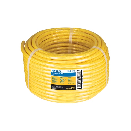 [T45015] Metro de manguera 3/8' flexible amarilla en 50 m, s/conexión - Pag 515