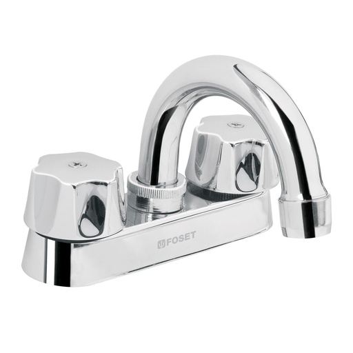 [T49236] Mezcladora 4' para lavabo, cuello curvo, cartucho cerámico - Pag 468