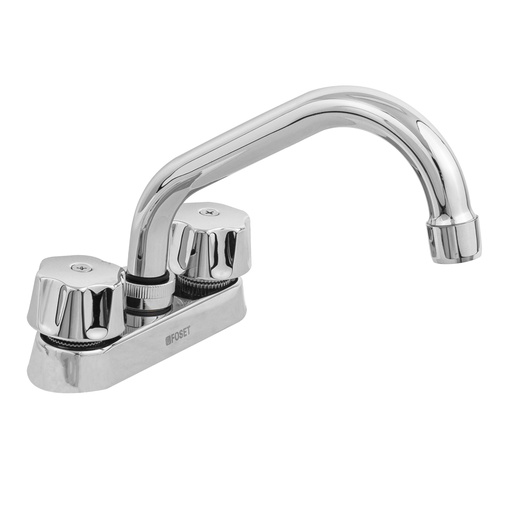[T47684] Mezcladora 4' para lavabo, tubular, cartucho compresión