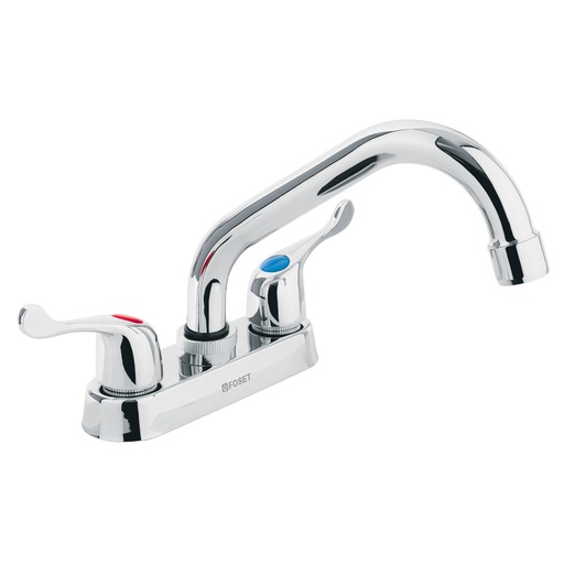 [T47686] Mezcladora 4' para lavabo, tubular, manerales palanca - Pag 469