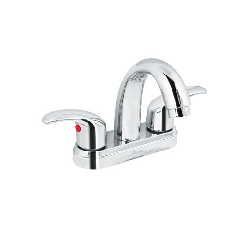 [T49693] Mezcladora cromo 4' para lavabo, nariz curva, palanca, Aqua - Pag 474