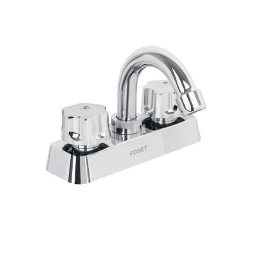 [T49282] Mezcladora plástica 4' para lavabo, cuello curvo, hex Basic - Pag 617
