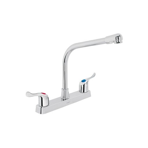 [T45516] Mezcladora plástica 8' cuello cobra para fregadero, palanca - Pag 620