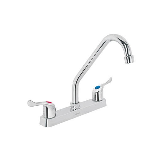 [T45515] Mezcladora plástica 8' cuello largo para fregadero, palanca - Pag 620