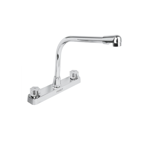 [T45517] Mezcladora plástica 8' p/fregadero, cuello cobra, hex Basic - Pag 620