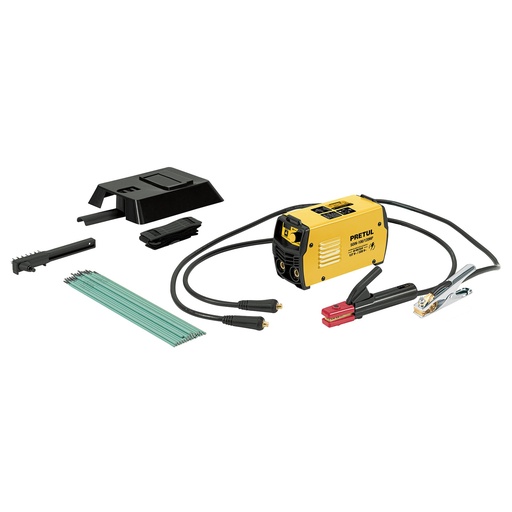 [T28156] Mini soldadora inversora bi-voltaje 120 A, 127/220V, Pretul