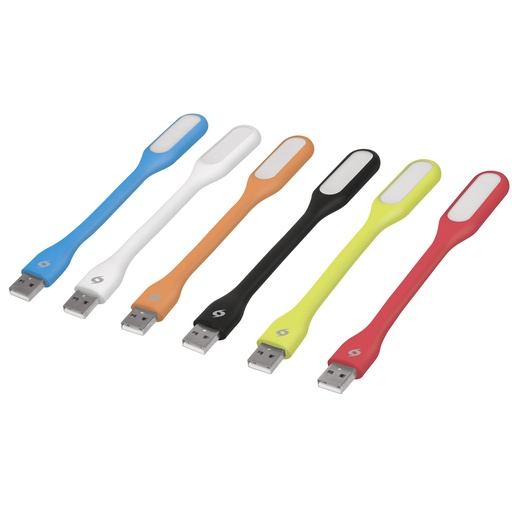 [T46865] Mini-lámpara flexible de 5 LEDs 1W para puerto USB, Volteck