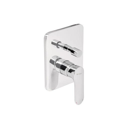 [T45196] Monomando cromo para regadera o tina con desviador, Foset - Pag 656