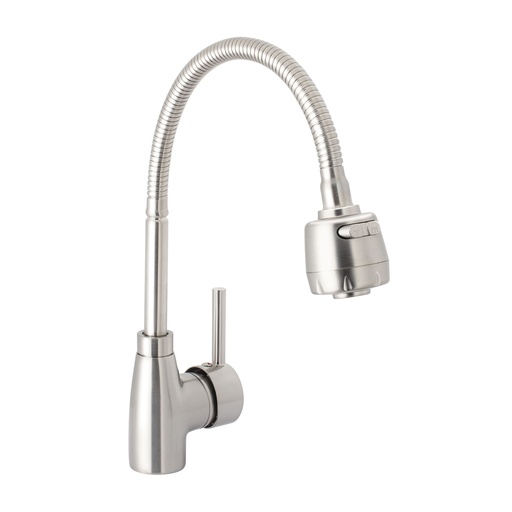[T47387] Monomando para fregadero con cuello flexible, satín, Tubig - Pag 638