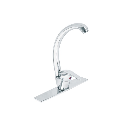 [T49684] Monomando para fregadero, cuello curvo, Foset Aqua - Pag 629