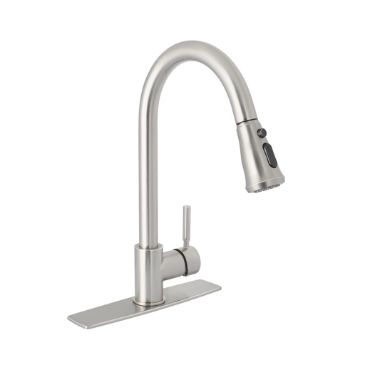 [T46769] Monomando para fregadero, cuello extraible, satín, Tubig - Pag 638