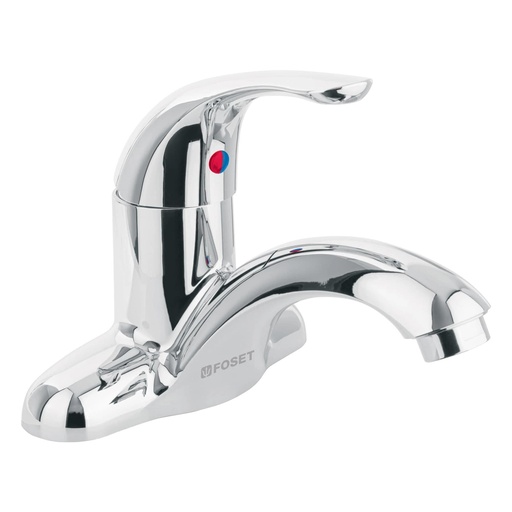 [T48191] Monomando plástico para lavabo, nariz curva, Foset Basic - Pag 617