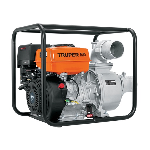 [T102405] Motobomba autocebante 4' x 4' a gasolina 15 HP, Truper - Pag 52