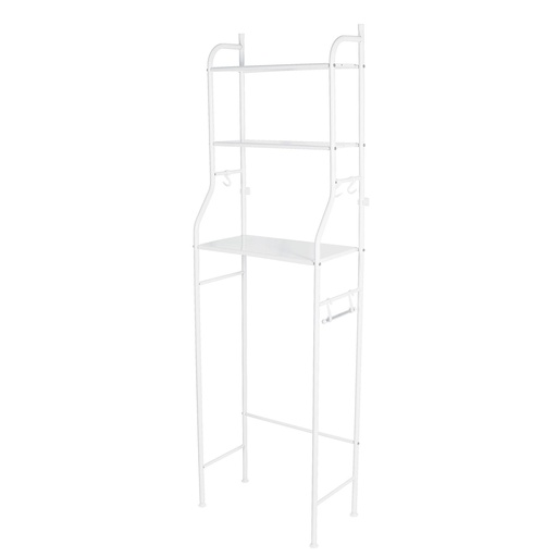 [T47907] Mueble organizador blanco para baño con 3 repisas, Basic - Pag 664