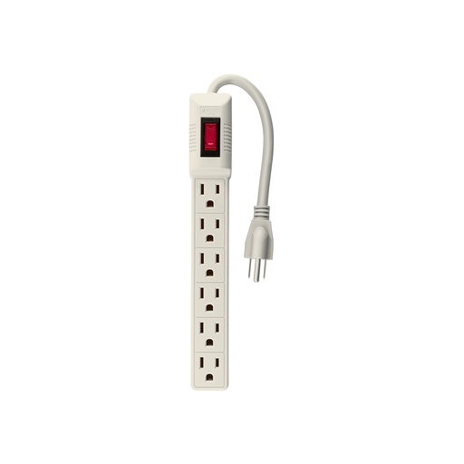 [T47188] Multicontacto 16 AWG doméstico 6 entradas, Volteck - Pag 425