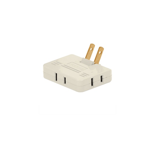 [T46812] Multicontacto triple,tipo bisagra,entradas laterales,Volteck - Pag 562