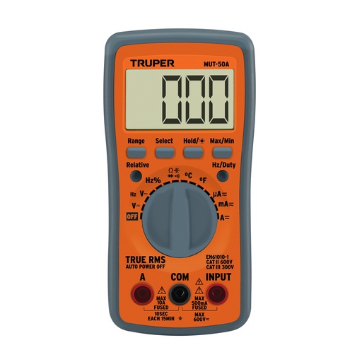 [T100361] Multimetro profesional con RMS verdadero y auto rango - Pag 290