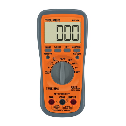 [T100362] Multimetro profesional con RMS verdadero y auto rango Deluxe - Pag 290
