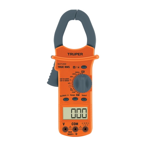 [T10404] Multímetro para mantenimiento industrial con gancho, Truper