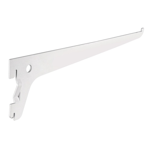 [T47708] Ménsula plana blanca para cremallera sencilla, 25cm, Fiero - Pag 750