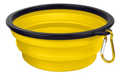 [A654304] PLATO PLEGABLE DE SILICON M, AMARILLO