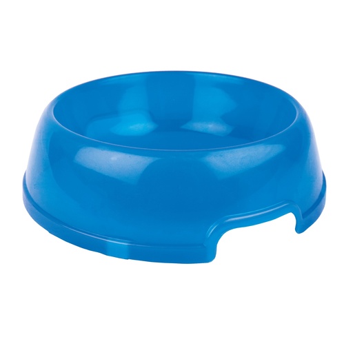 [A653206] PLATO REDONDO PARA PERRO CHICO - TRANSPARENTE, AZUL