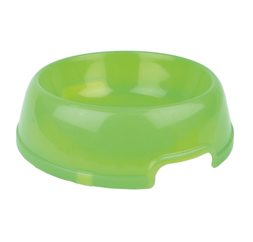 [A653205] PLATO REDONDO PARA PERRO CHICO - TRANSPARENTE, VERDE