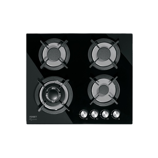 [T48408] Parrilla de gas empotrable 4 quemadores, vidrio, Foset - Pag 550, 728