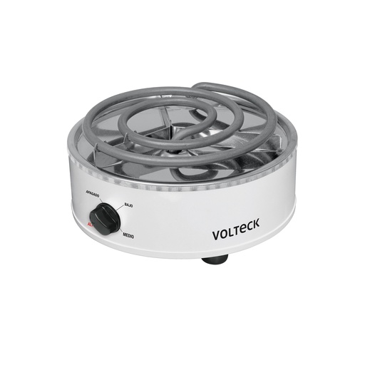 [T48125] Parrilla eléctrica redonda de resistencia, blanca, Volteck - Pag 422