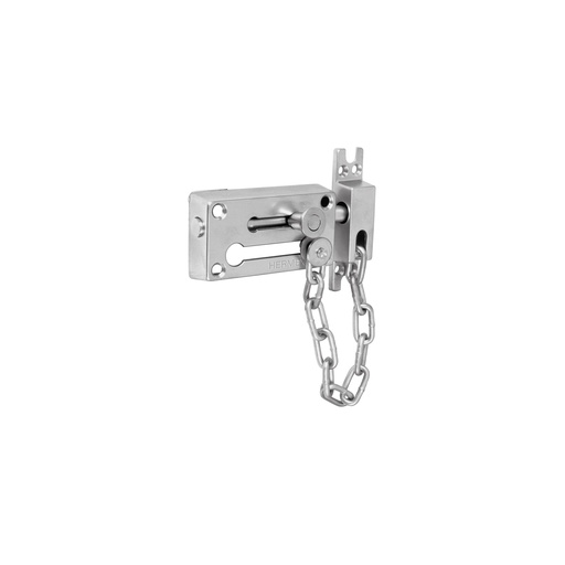 [T43709] Pasador con cadena para puerta, acabado cromo mate, Hermex - Pag 593