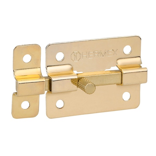 [T43724] Pasador de barra plana 2' acabado latón, Hermex - Pag 593