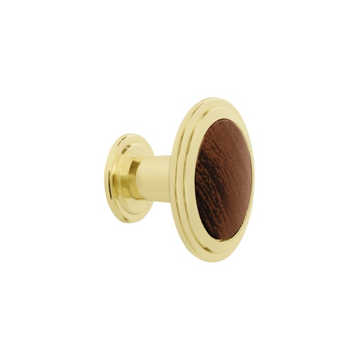 [T43814] Perilla acabado latón brillante con inserto tipo madera - Pag 796